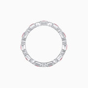 Vintage Inspired Stackable Half Band - Shahin Jewelry